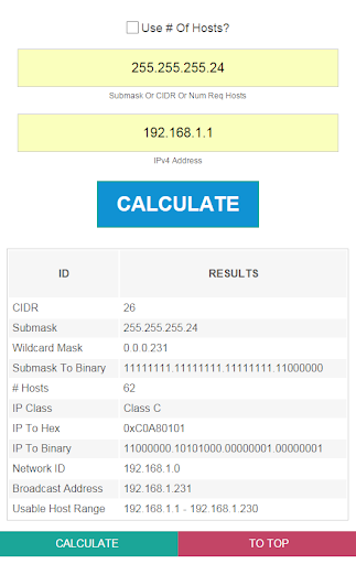 【免費工具App】CIDR Calculator-APP點子