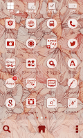 Aroha LINE Launcher theme APK ภาพหน้าจอ #3