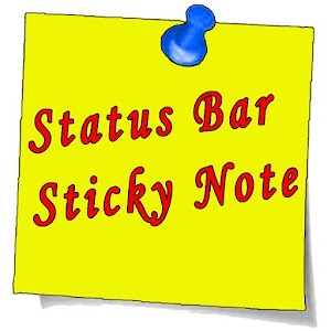 Status Bar Sticky Note 1.0