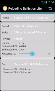 Lastest 375 H&H Magnum Ballistics Data APK