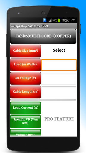 Voltage Drop Calculator