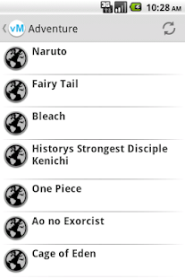 Android application VManga Mangahere Eng Plugin screenshot