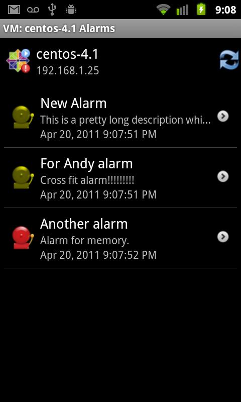 iVMControl Screen 3