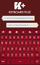 Keyboard Plus Burgundy APK Download for Android