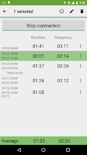 Contraction Timer