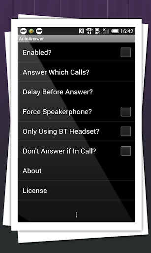 Auto Answer Relax App