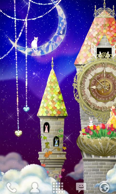 Android application magical clock tower LWallpaper screenshort