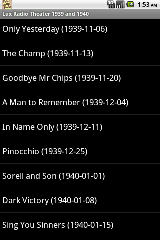 【免費音樂App】Lux Radio Theater V.3 1939-40-APP點子