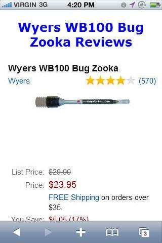 WB100 Bug Zooka Reviews