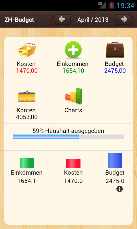 Android application Home Budget AD Free screenshort