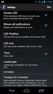 LEDBlinker Notifications - screenshot thumbnail