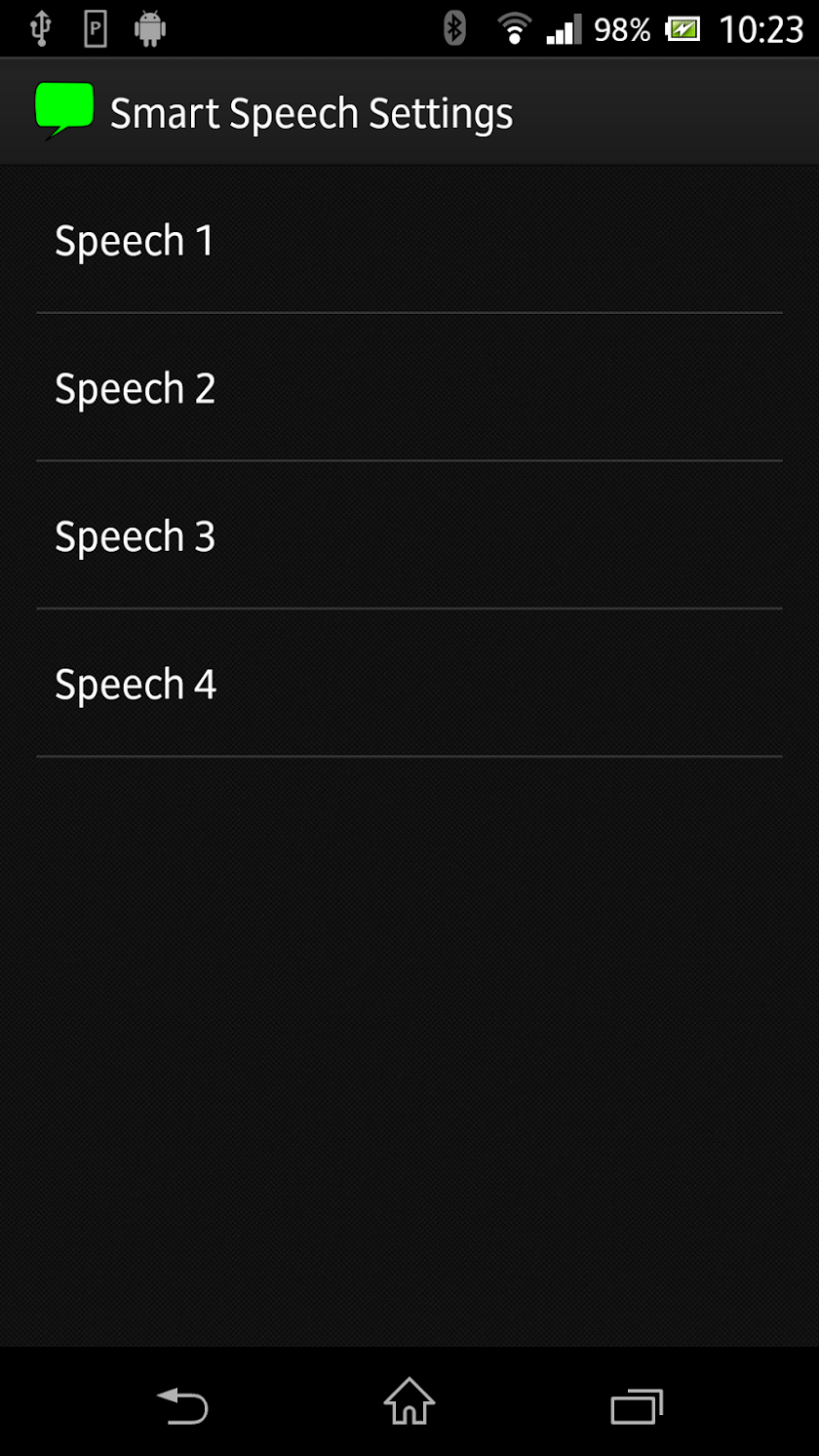 Smart Speech for SmartWatch Screen 3