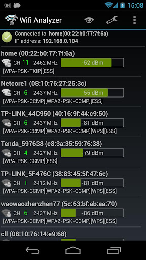 Wifi Analyzer : Tìm wifi tối ưu