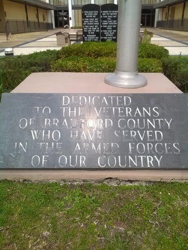 Bradford County Memorial Plaque