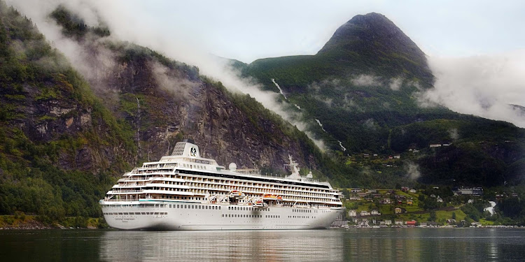Visit the timeless Nordic village of Geiranger when you sail on Crystal Symphony.