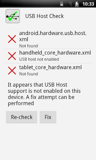 USB Host Check