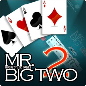 Mr. Big Two - Card game logo