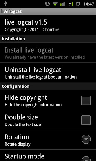 live logcat v2.6 Root