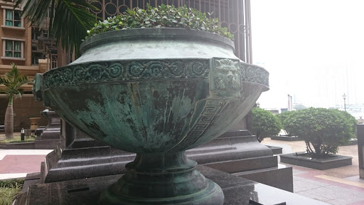 Bronze Vase With Lion Engravings