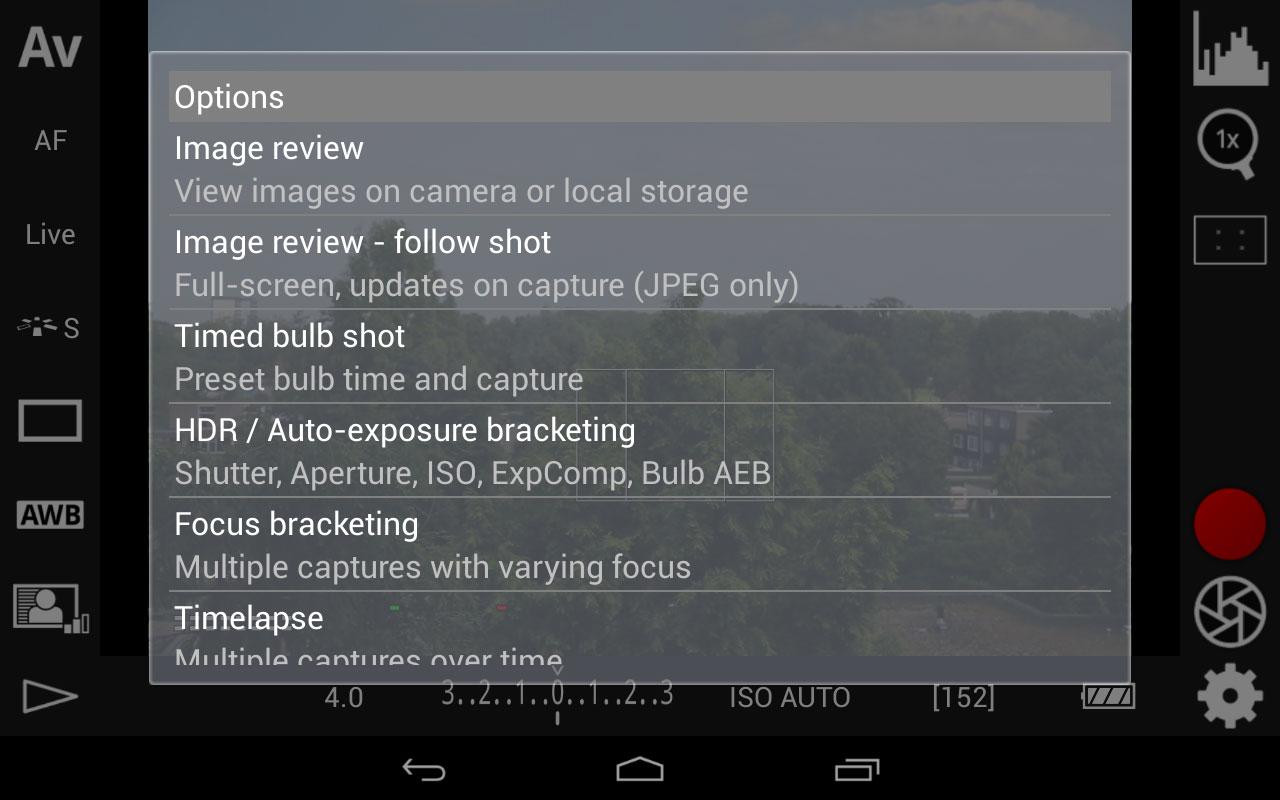 DSLR Controller Google Play의 Android 앱