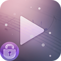 Lock Screen MP3 player icon