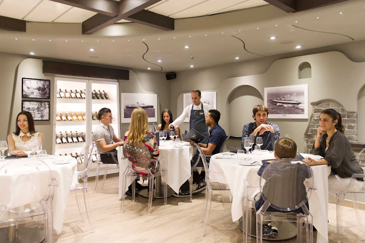 Casual with understated elegance, Ristorante Italia is an intimate space with a prix fixe menu on MSC Divina and MSC Preziosa.  Menus feature a variety of dishes made with ingredients sourced through the Slow Food Foundation.