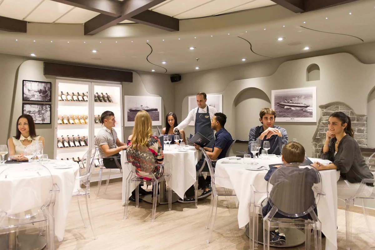 MSC-Cruises-Ristorante-Italia - Casual with understated elegance, Ristorante Italia is an intimate space with a prix fixe menu on MSC Divina and MSC Preziosa.  Menus feature a variety of dishes made with ingredients sourced through the Slow Food Foundation.