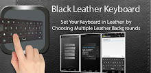 BlackLeather My Photo Keyboard APK