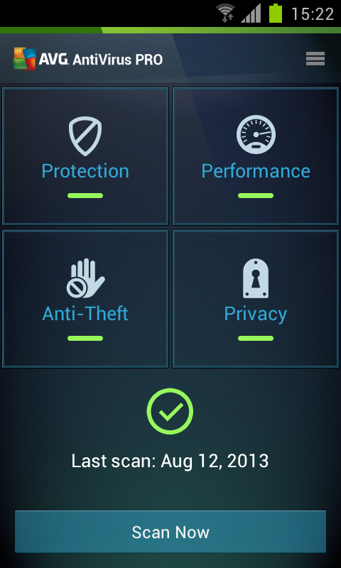 Mobile AntiVirus Security PRO - screenshot