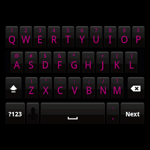 Shadow Pink Keyboard Skin