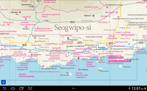 Free Download JeJu Tour Map No Acceleration APK for Android