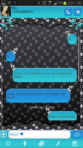 【免費個人化App】GO SMS - Sugar Bows 5-APP點子