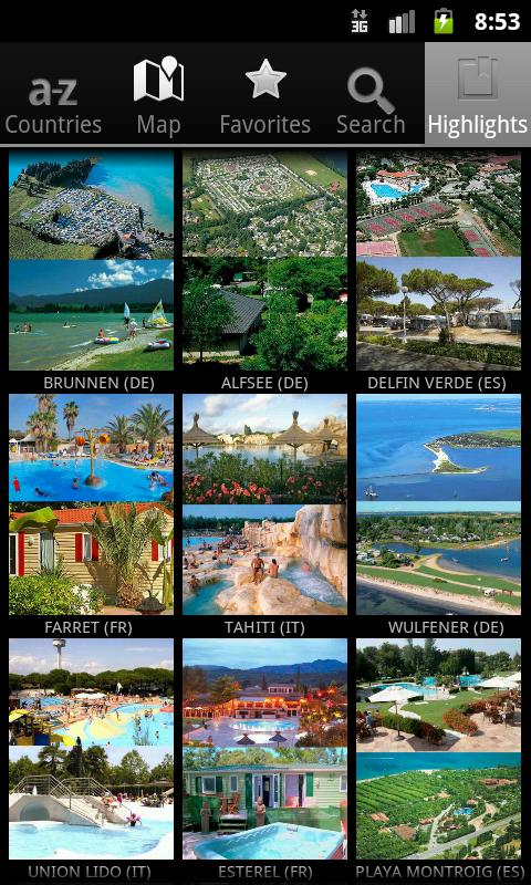 Android application YouCamp EU screenshort