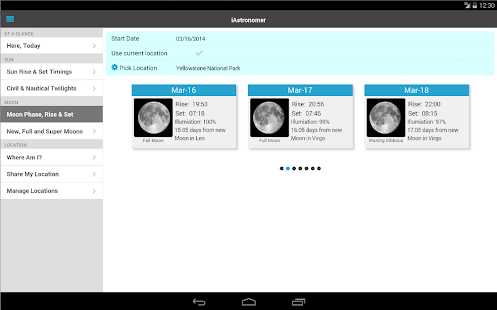 iAstronomer Pro - Sun & Moon Screenshots 1