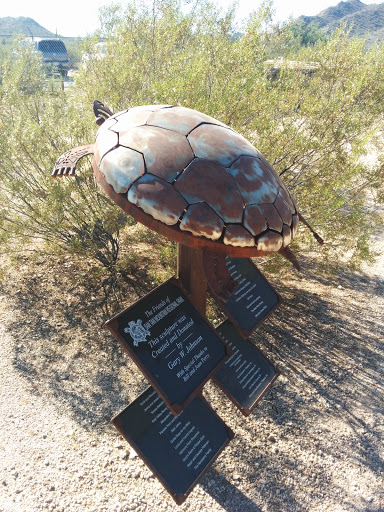 San Tan Mountain Regional Park Turtle Sculpture