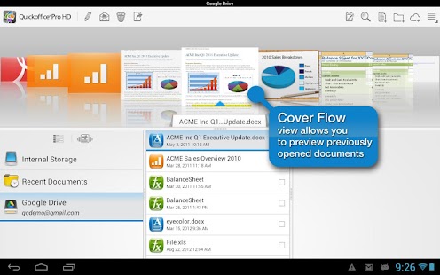 Download QuickOffice Pro HD v4.5.15 [EXCLUSIVE BY Hunky 