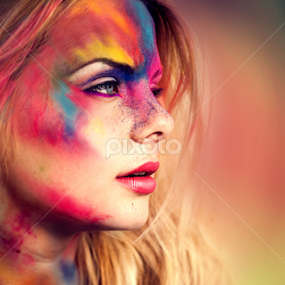 Colors are the smiles of nature by Oana Artem - People Portraits of Women
