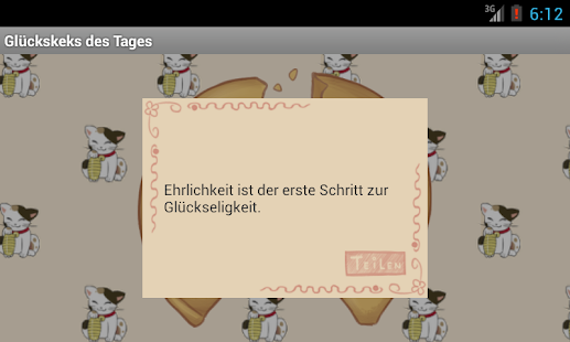 ckskeks des Tages apk gratis untuk Android Download Aplikasi Glückskeks des Tages apk gratis untuk Android