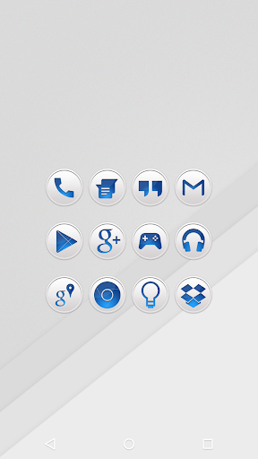 【免費個人化App】Clean Blue - Icon Pack-APP點子