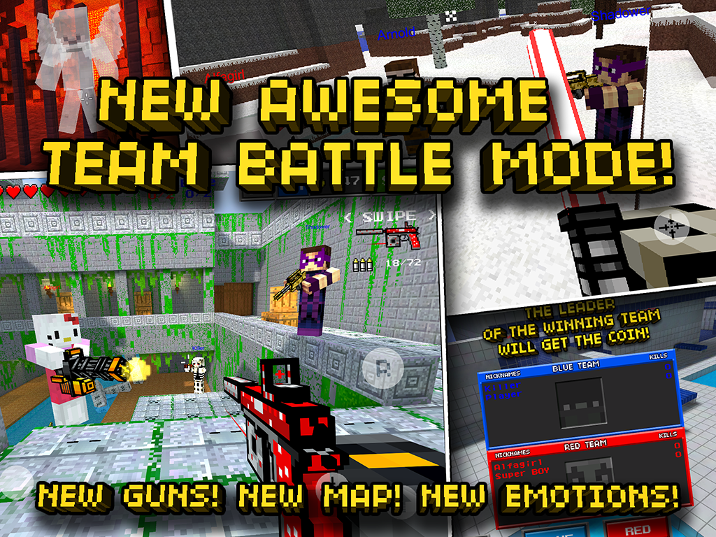  Android   Pixel Gun 3D, quando Minecraft incontra Doom !!!!