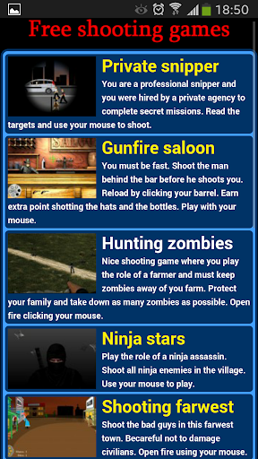 Free Shooting Games