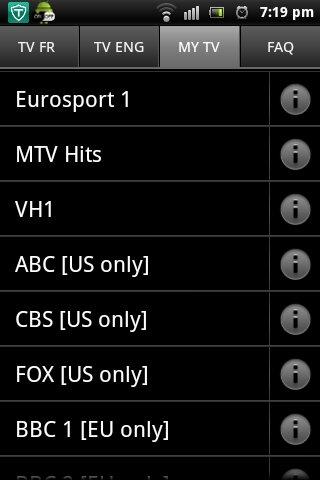 Stream TV - screenshot
