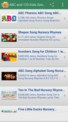 ABC 123 Kids Songs Free
