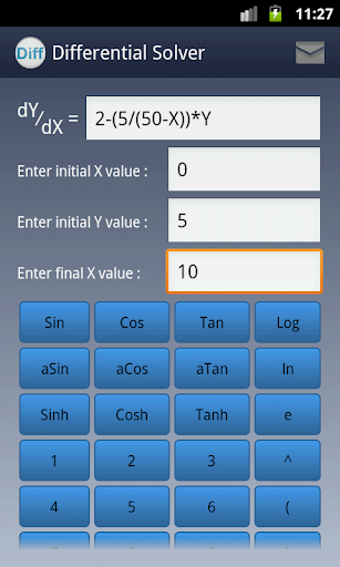 1st Order Differential Solver