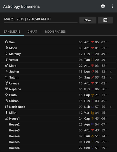 【免費生活App】Astrology Ephemeris-APP點子