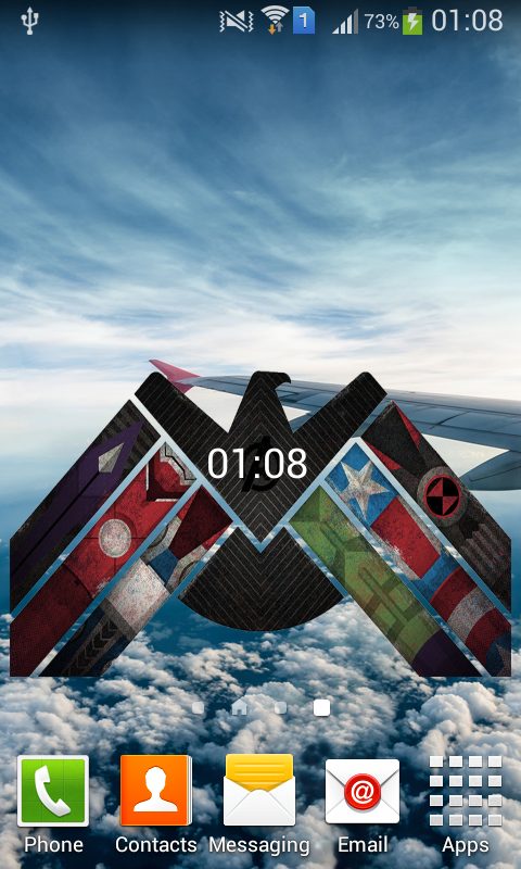 Android application Avengers Widgets screenshot