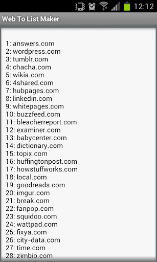 【免費工具App】Web To List maker-APP點子