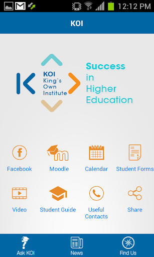 King's Own Institute KOI app