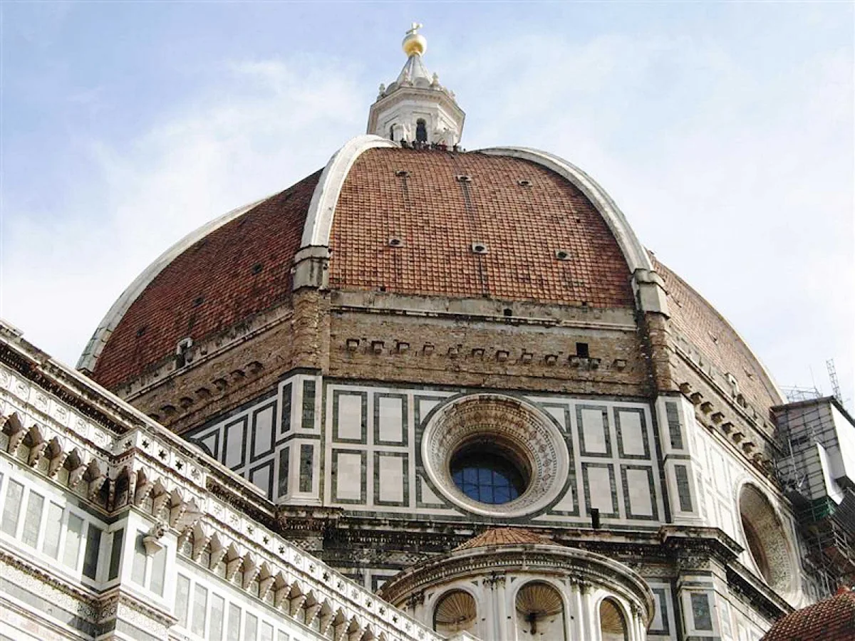 duomo-florence-italy - Santa Maria del Fiore Basilica, more widely known as the Duomo, is the cathedral of Florence, known for its distinctive dome. Its construction began in 1296.