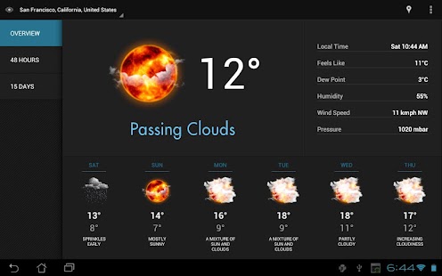 Eye In Sky Weather - Pro Key screenshot for Android